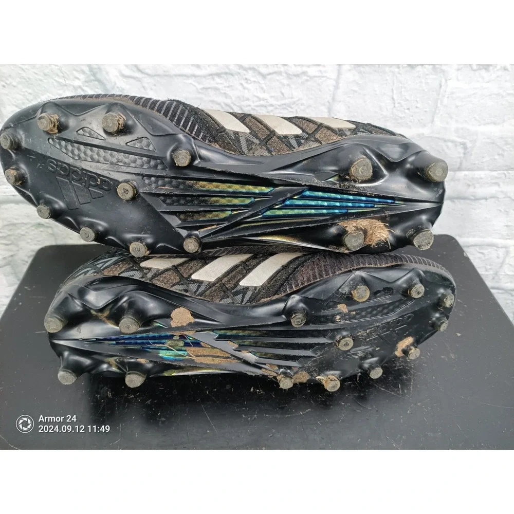 Adidas Football Cleats Freak Ultra Primeknit   Black White Size 13    s13